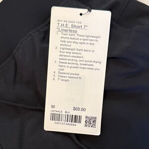 Lululemon Men’s Black 7" Linerless Shorts